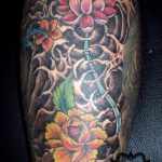 flowers tattoo, suku suku tatau