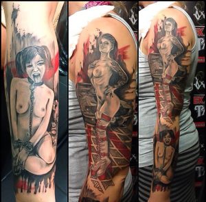modern tattoo - woman tattoo - suku suku tatau