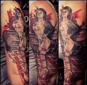 modern tattoo - woman tattoo - suku suku tatau