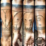 Mentawai tattoo hand poking