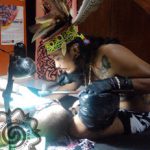 traditional tattoo, hand tapping, bali tattoo