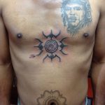 Symbol tattoo, hand poking, suku suku tattoo