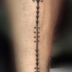 Traditional Arrow Tattoo by Suku Suku Tatau