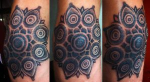 flower tribal tattoo, suku suku tatau