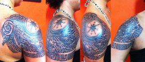 compass tribal tattoo, suku suku tatau