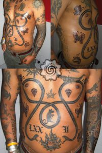butterfly tattoo, diamond tattoo, snake tattoo, suku suku tatau