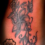flower tattoo, suku suku tatau