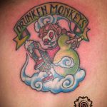 drunken monkey tattoo, suku suku tatau