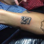letter tattoo, hand poking, Suku Suku Tattoo