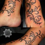 leaf tribal tattoo, suku suku tatau