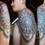 flower tribal tattoo, suku suku tatau